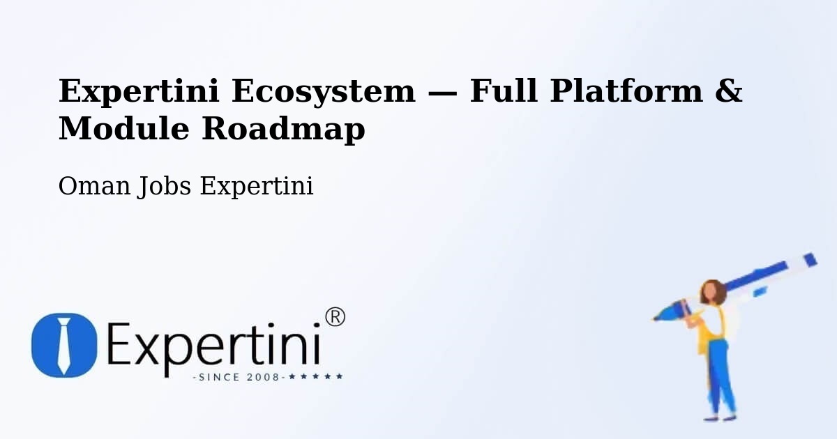 Expertini Ecosystem — Full Platform & Module Roadmap – Şalālah